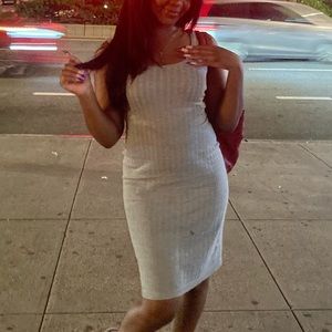 cute gray summer dress